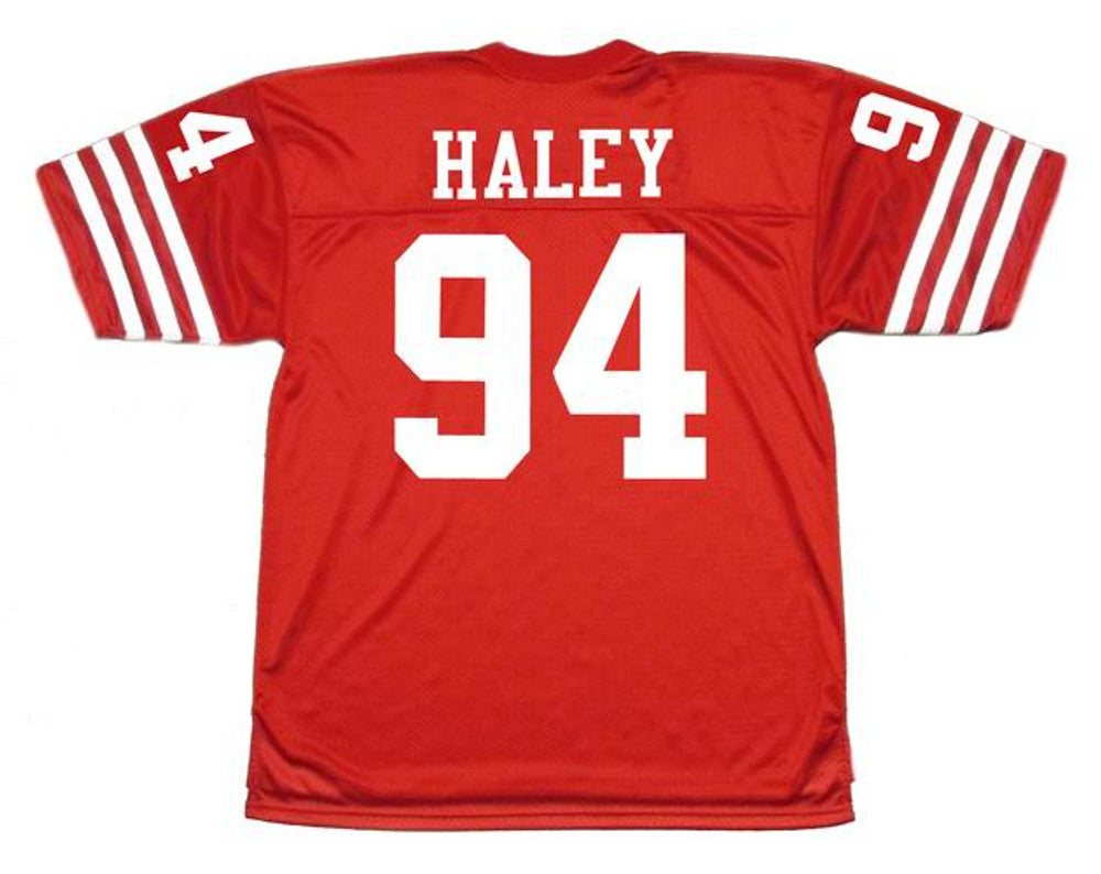 CHHA SF 49ers 1988 Throwback Home Football Jersey, Retro Stitched Jersey