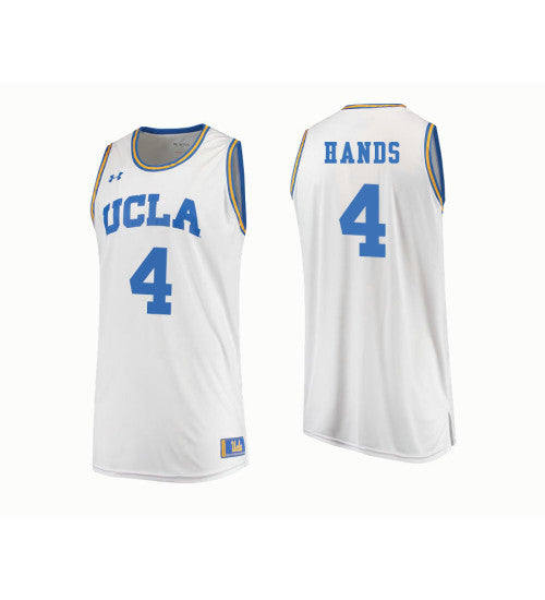 UCLA Bruins 4 Jaylen Hands College Basketball Jersey White retro stitched fan jersey RTJ1793 image 1