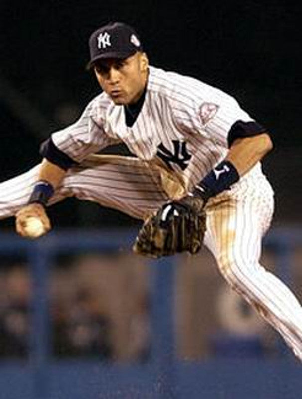 DJ NYY 2003 Cooperstown Home Baseball Stitched Jersey, Vintage Baseball Jersey, Retro Sewn Jersey