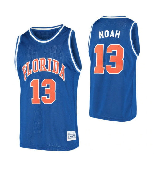 Florida Gators 13 Joakim Noah Alumni College Basketball Jersey Royal retro stitched fan jersey RTJ5458 image 1
