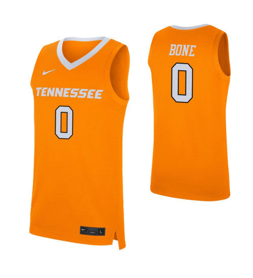 Tennessee Volunteers 0 Jordan Bone Orange College Basketball Jersey retro stitched fan jersey RTJ2146 image 1