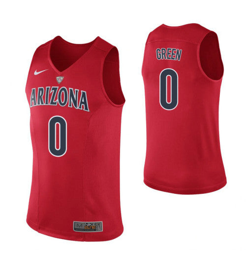 Arizona Wildcats 0 Josh Green Red College Basketball Jersey 192 retro stitched fan jersey RTJ12457 image 1