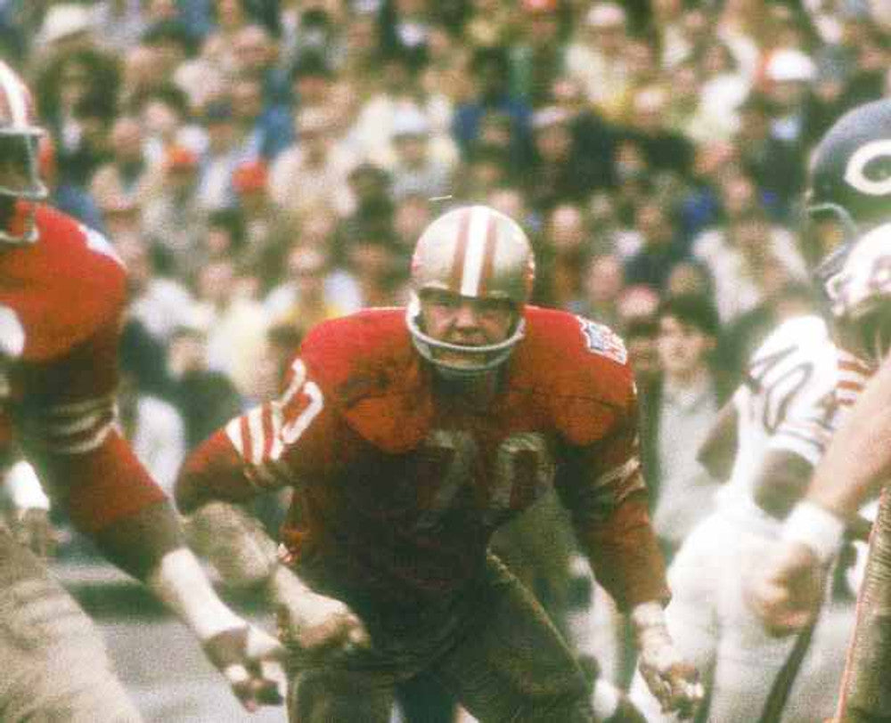 CHKR SF 49ers 1969 Throwback Football Jersey, Retro Stitched Jersey