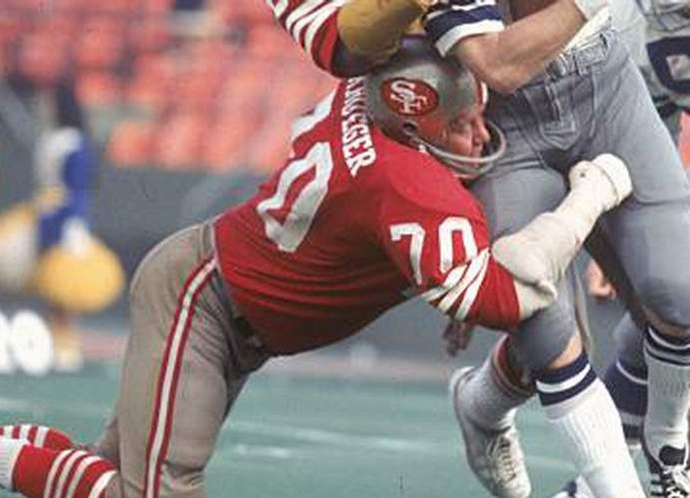 CHKR SF 49ers 1969 Throwback Football Jersey, Retro Stitched Jersey