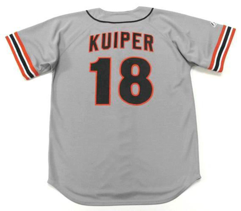 DK SFG 1984 Cooperstown Away Baseball Stitched Jersey, Vintage Baseball Jersey, Retro Sewn Jersey
