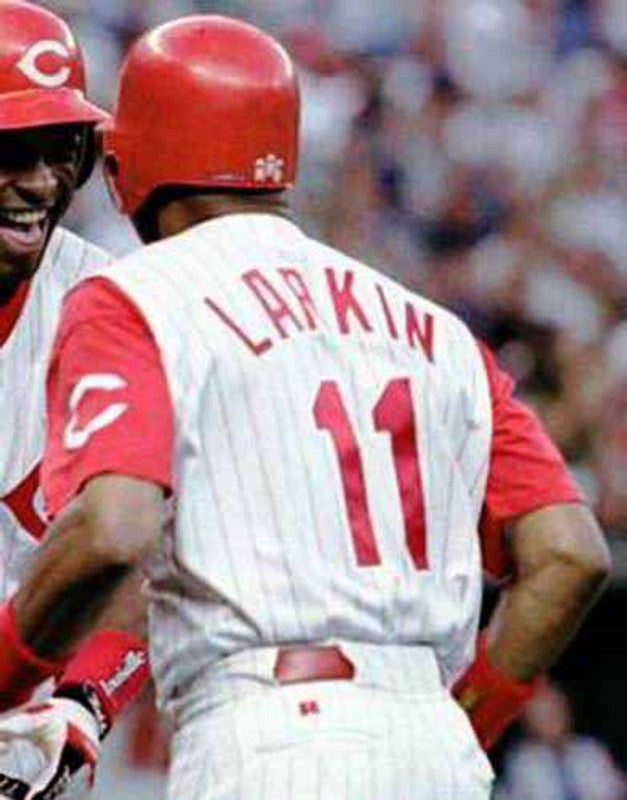 Barry Larkin Cincinnati Reds 1995 Baseball jersey retro stitched fan gear RTJ01825