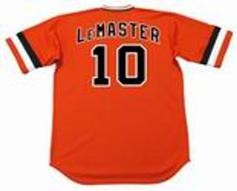 Johnnie Lemaster San Francisco Giants 1978 Baseball jersey retro stitched fan gear RTJ00390