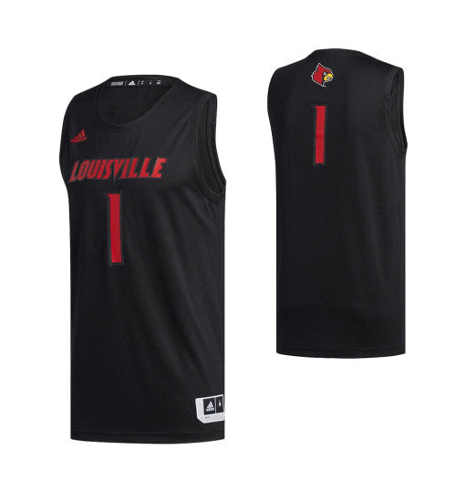Louisville Cardinals 1 Basketball College Basketball Jersey Black retro stitched fan jersey RTJ4419 image 1