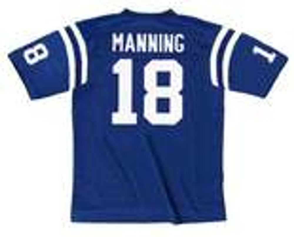 Indianapolis Colts Peyton Manning 1998 Home Throwback Football Jersey product image