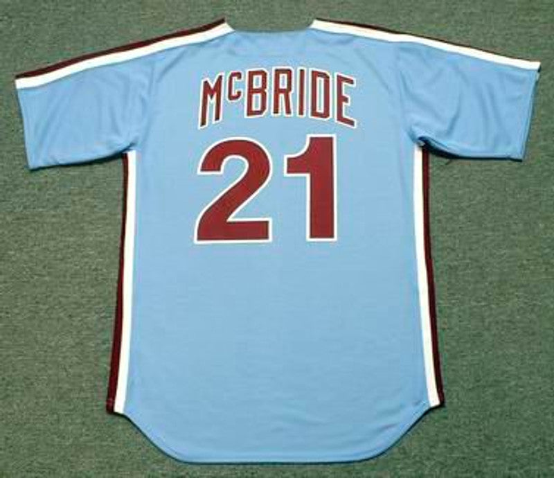 Bake Mcbride Philadelphia Phillies 1980 Baseball jersey retro stitched fan gear RTJ01856