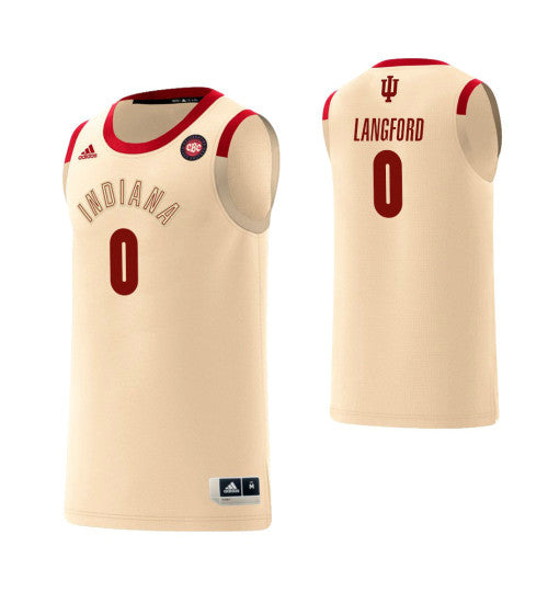 Indiana Hoosiers 0 Romeo Langford Harlem Renaissance College Basketball Jersey Cream retro stitched fan jersey RTJ5081