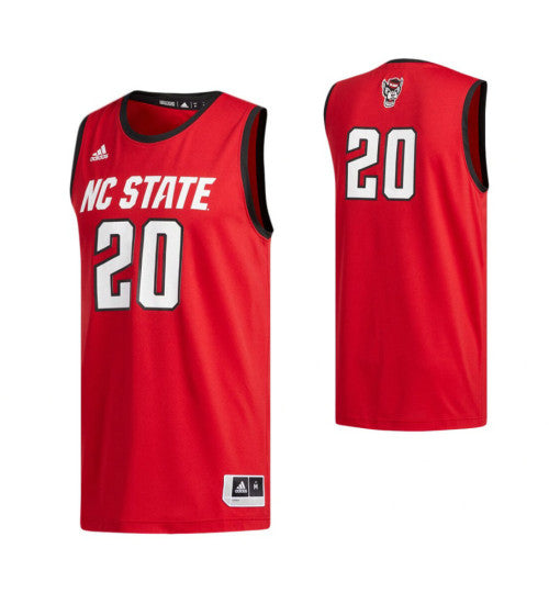 Nc State Wolfpack 20 Basketball College Basketball Jersey Red retro stitched fan jersey RTJ3328 image 1