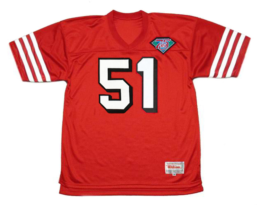 KENO SF 49ers 1994 Throwback Home Football Jersey, Retro Stitched Jersey