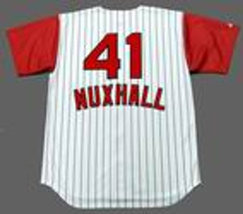 Joe Nuxhall Cincinnati Reds 1960s Baseball jersey retro stitched fan gear RTJ00463