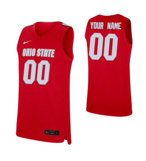 Ohio State Buckeyes Custom Jersey Scarlet retro stitched fan jersey RTJ8584 image 1