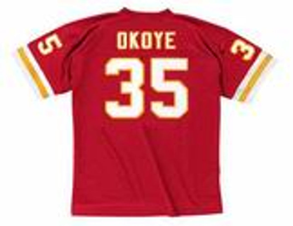 Kansas City Chiefs Christian Okoye 1989 Home Throwback Football Jersey product image