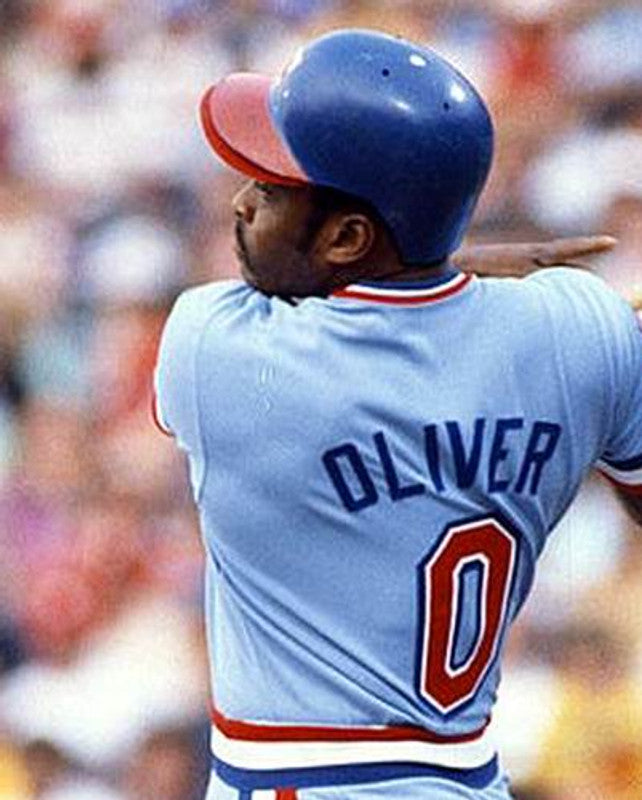 Al Oliver Texas Rangers 1981 Baseball jersey retro stitched fan gear RTJ01960