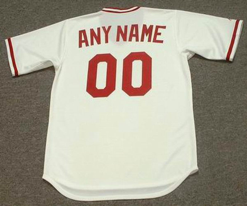 CR CR 1970s Cooperstown Home Custom Name Number Stitched Jersey, Vintage Baseball Jersey, Retro Sewn Jersey