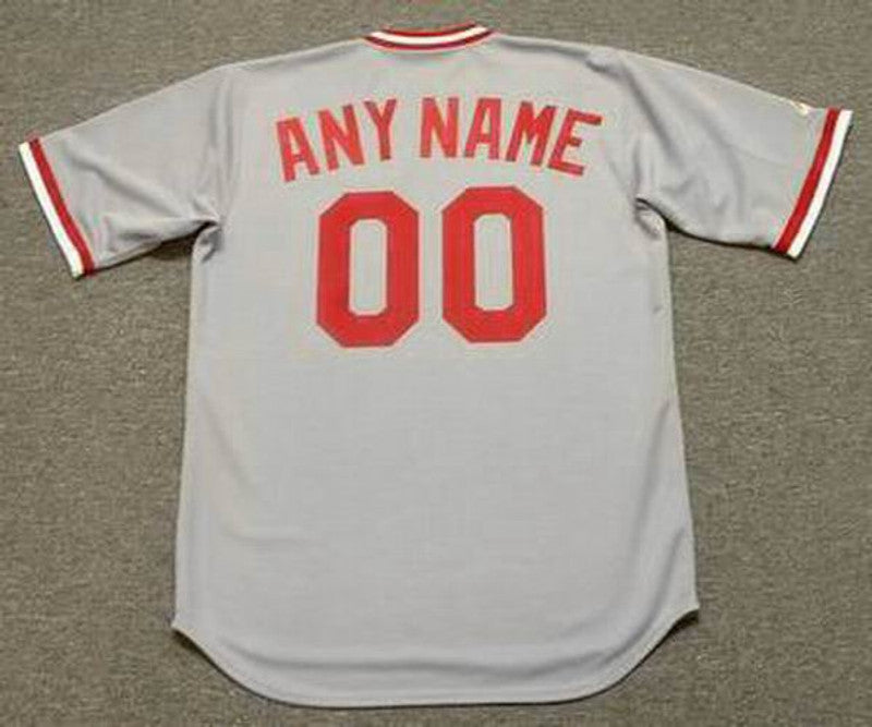 CR CR 1970s Cooperstown Away Custom Name Number Stitched Jersey, Vintage Baseball Jersey, Retro Sewn Jersey