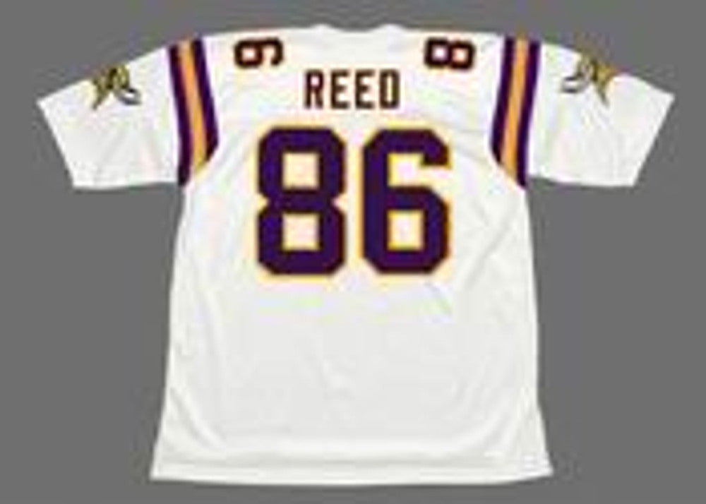 Minnesota Vikings Jake Reed 1996 Away Throwback Football Jersey product image