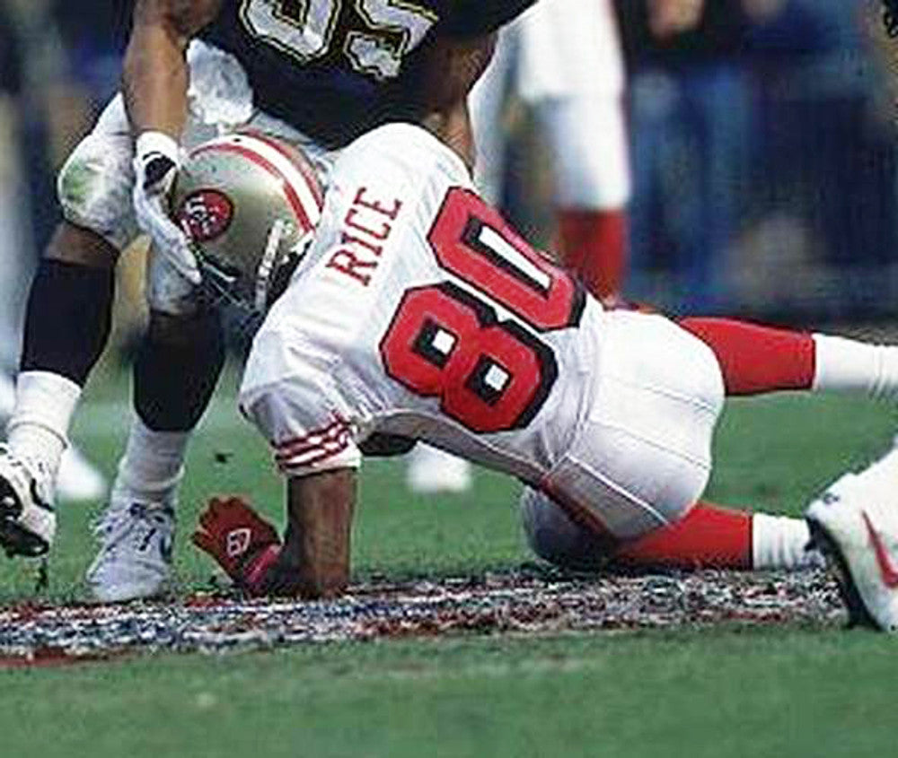 San Francisco 49ers Jerry Rice 1994 Away Throwback Football Jersey product image