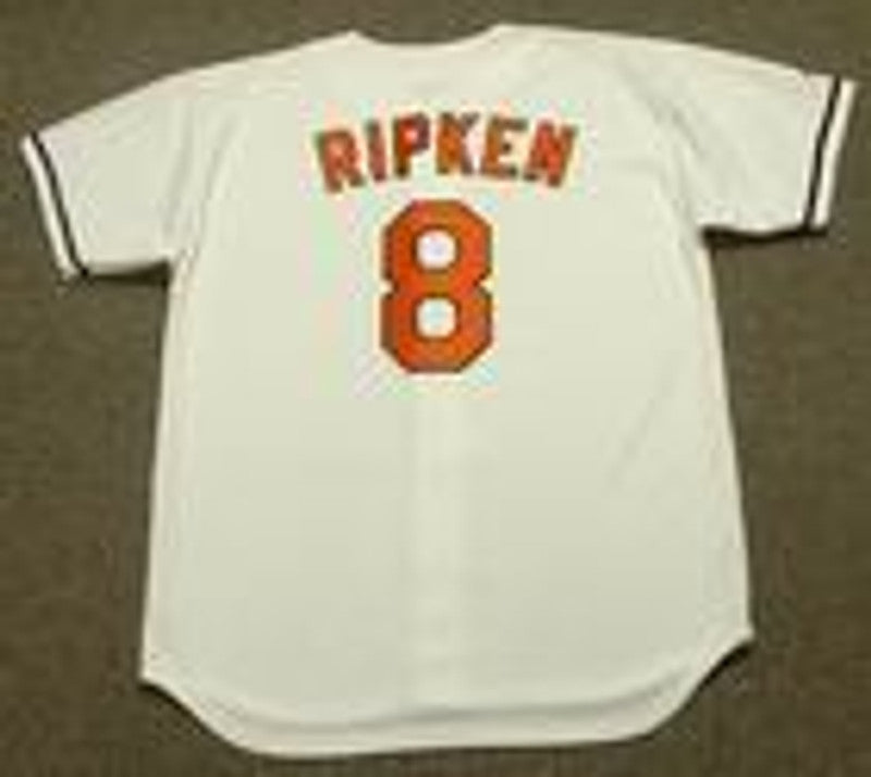 Cal Ripken Jr. Baltimore Orioles Baseball jersey retro stitched fan gear RTJ01563