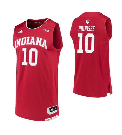 Indiana Hoosiers 10 Rob Phinisee Crimson College Basketball Jersey retro stitched fan jersey RTJ5070 image 1