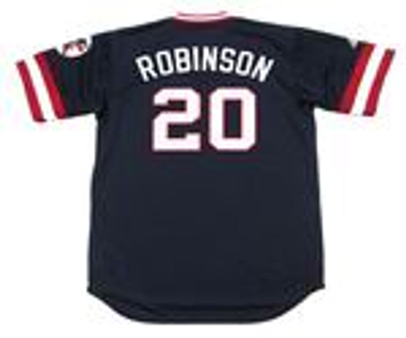 Frank Robinson Cleveland Indians 1975 Baseball jersey retro stitched fan gear RTJ00946