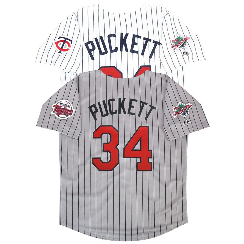Kirby Puckett 1991 Minnesota Twins 1991 Baseball jersey retro stitched fan gear RTJ02185