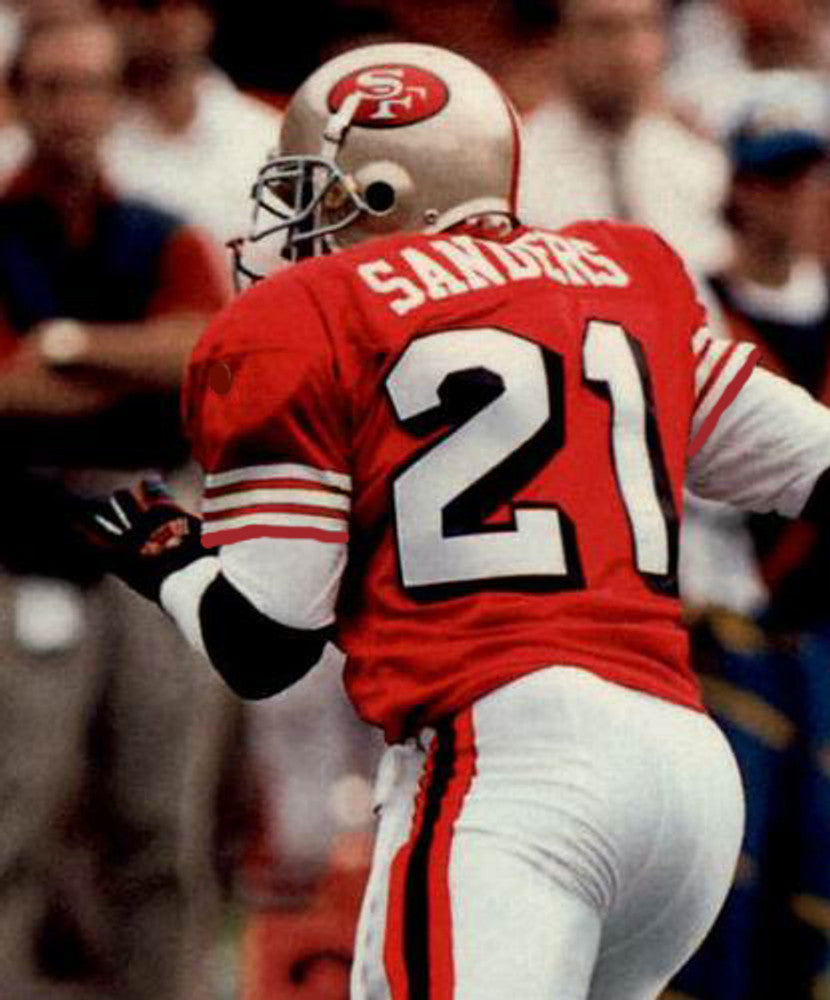 San Francisco 49ers Deion Sanders 1994 Home Throwback Football Jersey product image