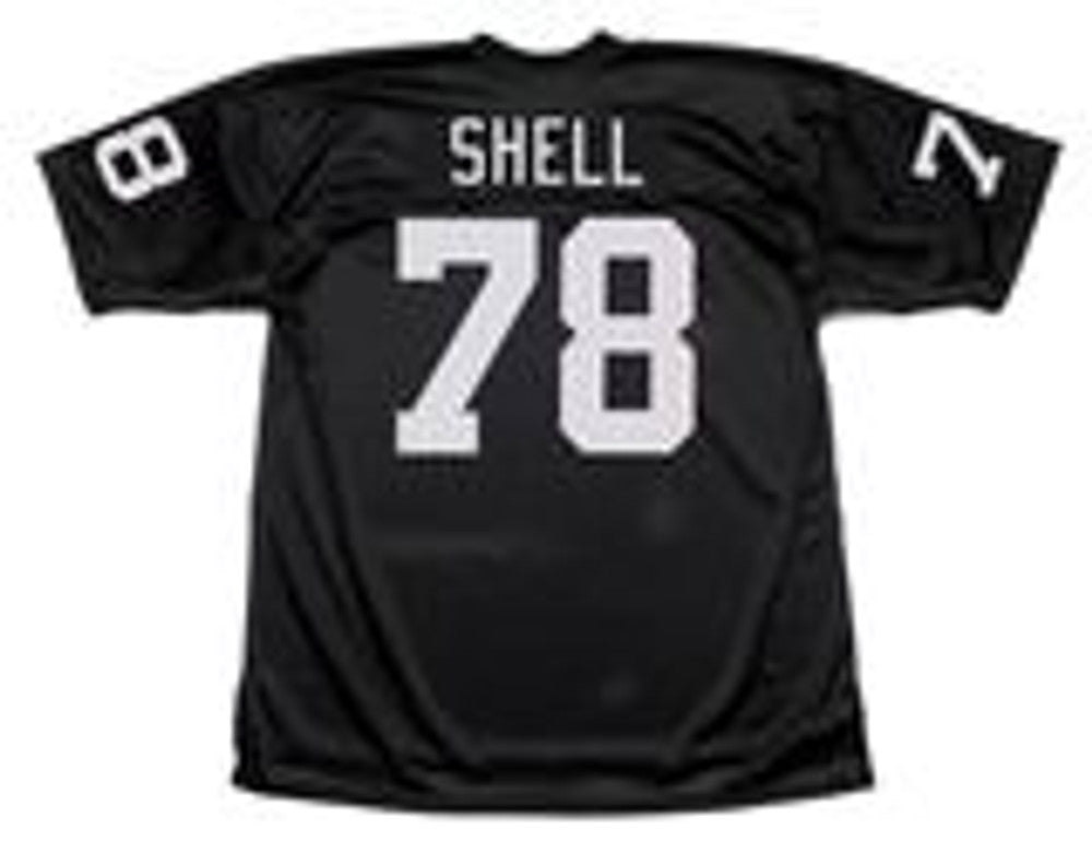 Oakland Raiders Art Shell 1976 Home Throwback Football Jersey product image