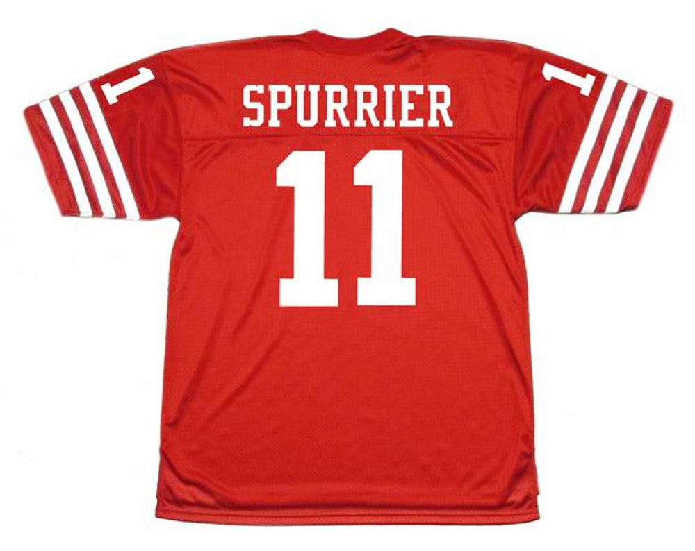 STSP SF 49ers 1973 Throwback Home Football Jersey, Retro Stitched Jersey