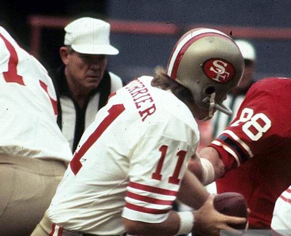 STSP SF 49ers 1973 Throwback Home Football Jersey, Retro Stitched Jersey