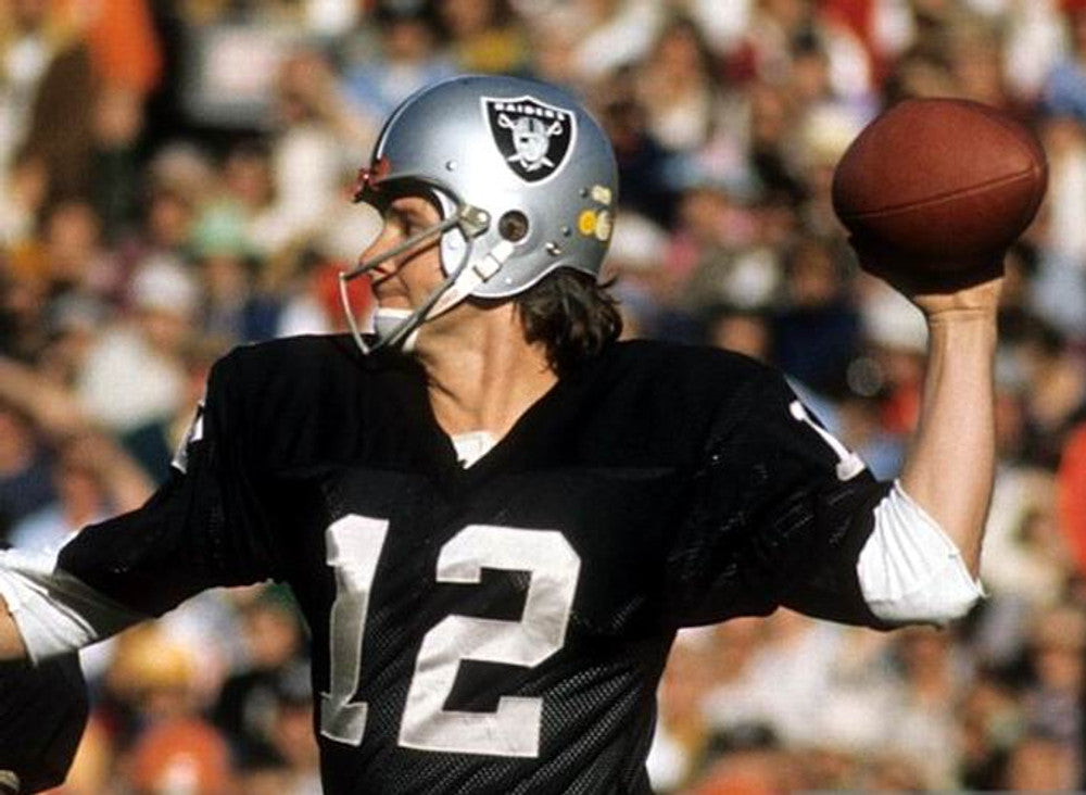 Oakland Raiders Ken Stabler 1976 Home Throwback Football Jersey product image