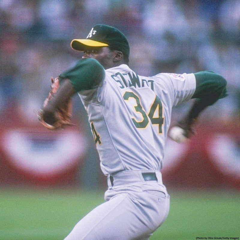 Dave Stewart Oakland Athletics 1989 Baseball jersey retro stitched fan gear RTJ01248