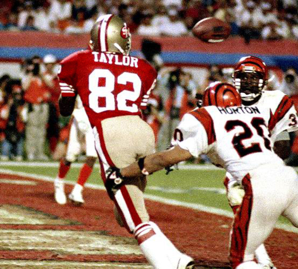 San Francisco 49ers John Taylor 1988 Home Throwback Football Jersey product image