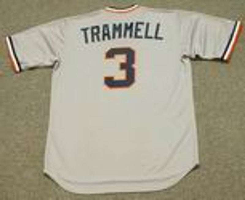 Alan Trammell Detroit Tigers 1984 Baseball jersey retro stitched fan gear RTJ01958