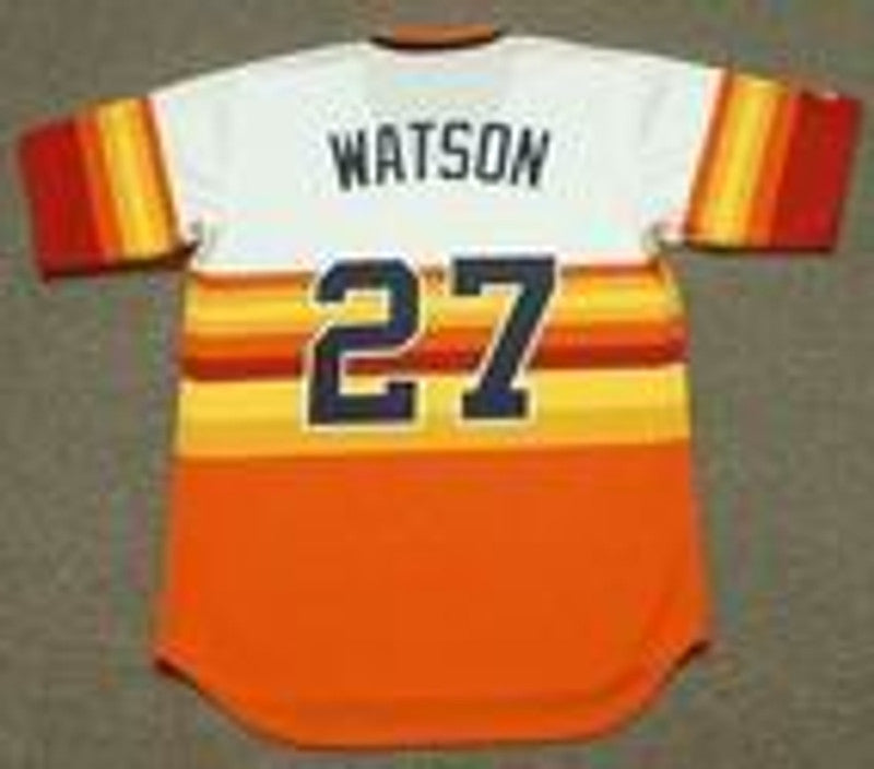 Bob Watson Houston Astros 1970s Baseball jersey retro stitched fan gear RTJ01701