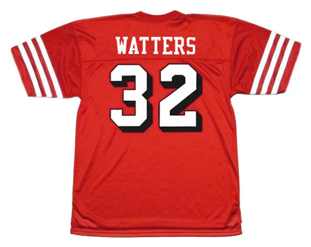 RIWA SF 49ers 1994 Throwback Home Football Jersey, Retro Stitched Jersey