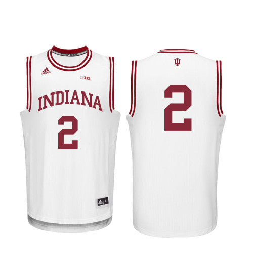 Indiana Hoosiers 2 Josh Newkirk College Basketball Jersey White retro stitched fan jersey RTJ10911 image 1