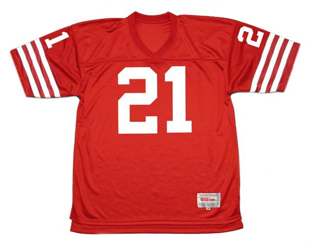 ERWR SF 49ers 1988 Throwback Home Football Jersey, Retro Stitched Jersey