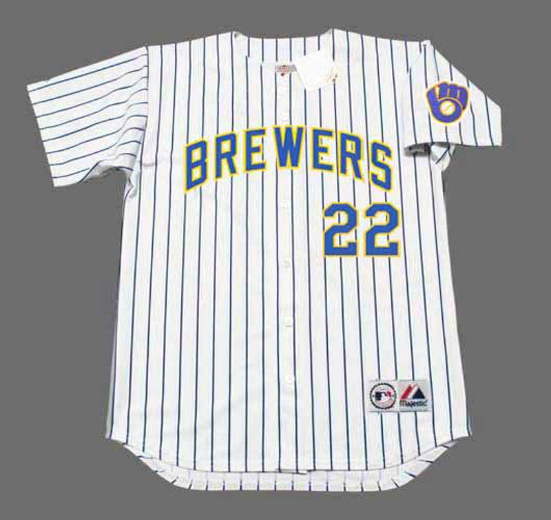 CY MB Milwaukee Alternate Home Baseball Stitched Jersey, Vintage Baseball Jersey, Retro Sewn Jersey