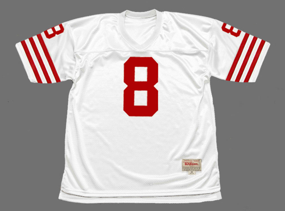 STYO SF 49ers 1988 Throwback Away Football Jersey, Retro Stitched Jersey