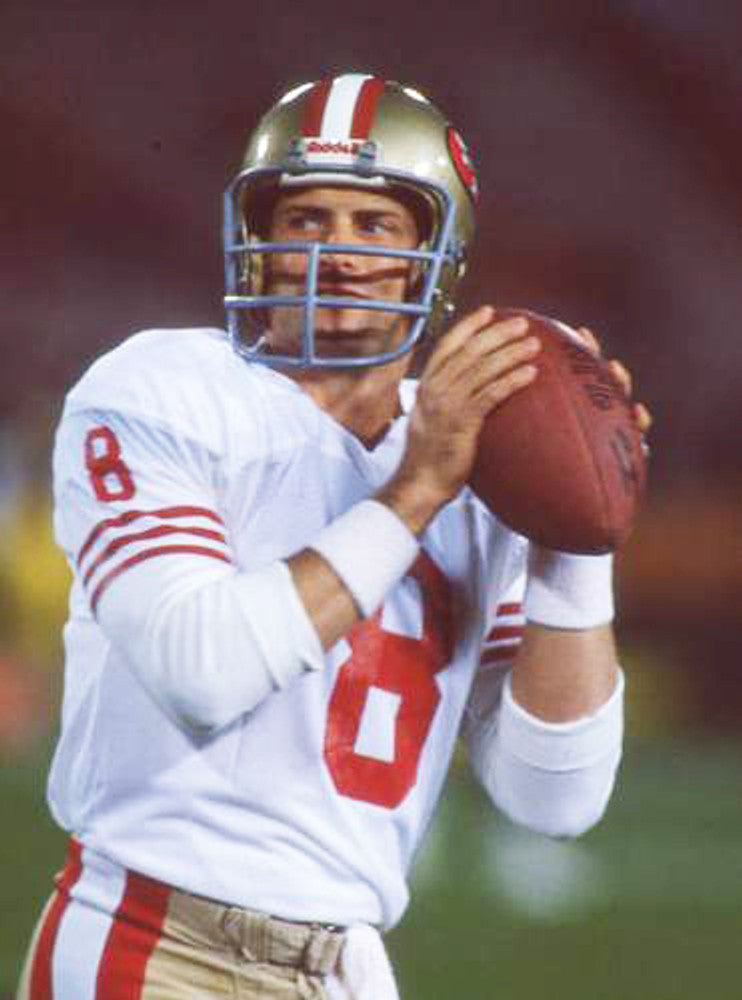 STYO SF 49ers 1988 Throwback Away Football Jersey, Retro Stitched Jersey