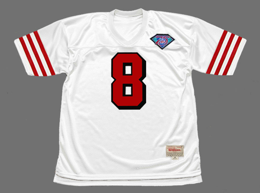 STYO SF 49ers 1994 Throwback Away Football Jersey, Retro Stitched Jersey
