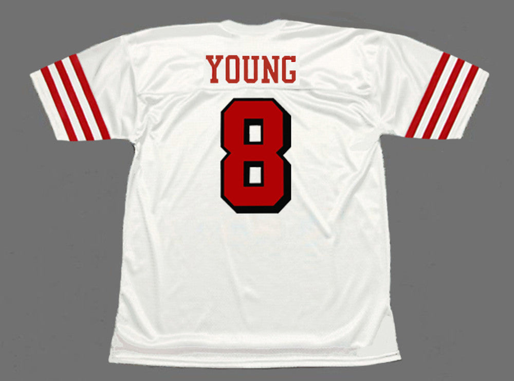 STYO SF 49ers 1994 Throwback Away Football Jersey, Retro Stitched Jersey