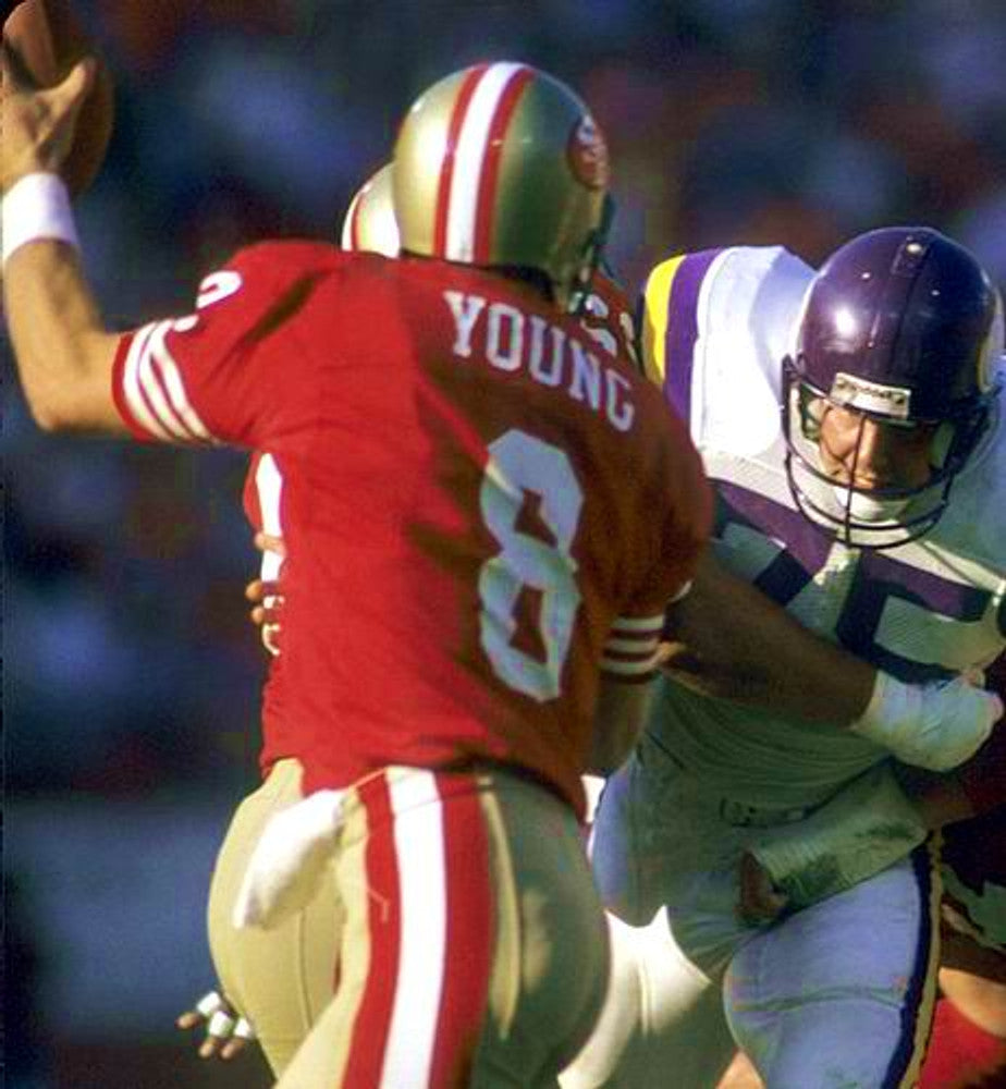 STYO SF 49ers 1988 Throwback Home Football Jersey, Retro Stitched Jersey