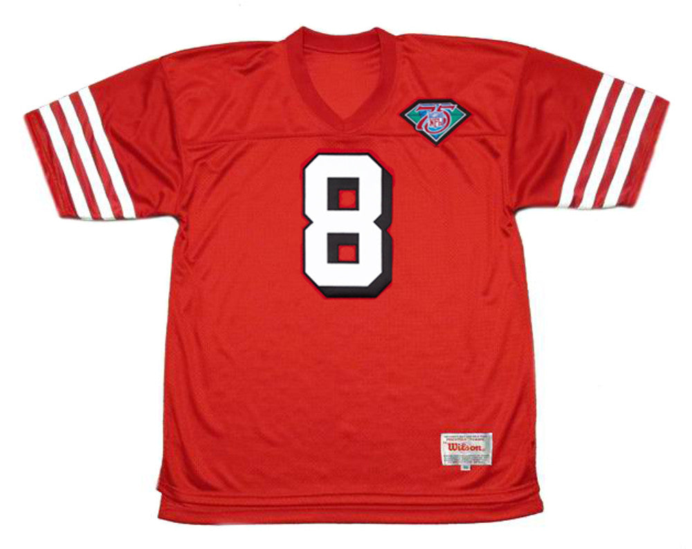 STYO SF 49ers 1994 Throwback Home Football Jersey, Retro Stitched Jersey