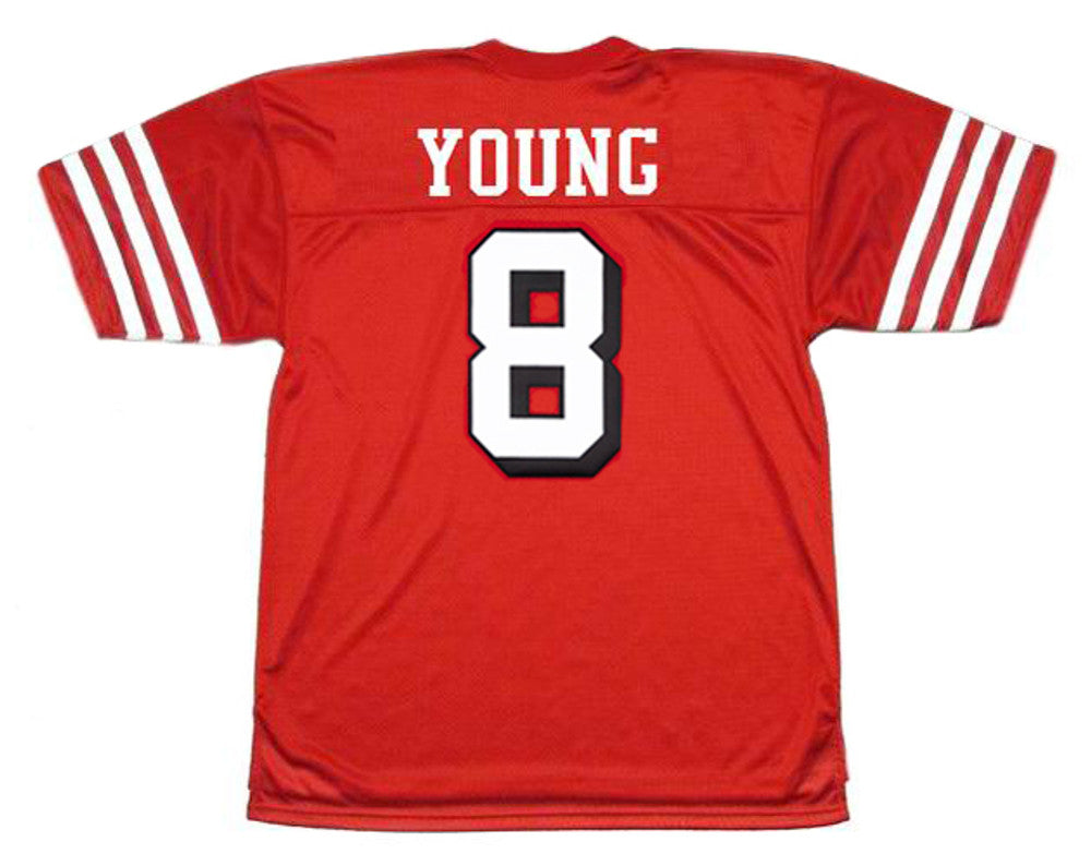 STYO SF 49ers 1994 Throwback Home Football Jersey, Retro Stitched Jersey