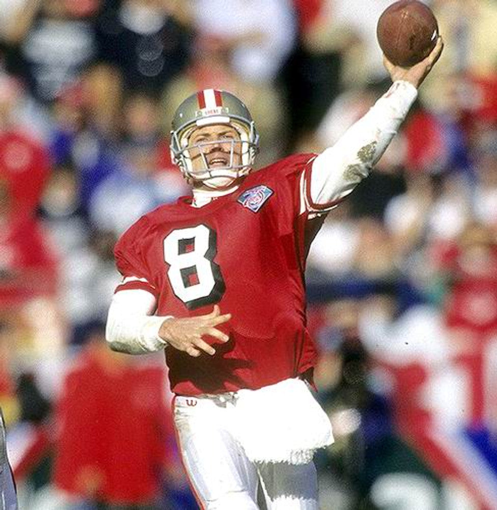 STYO SF 49ers 1994 Throwback Home Football Jersey, Retro Stitched Jersey